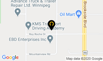 Quality Trailers Ltd in Winnipeg map