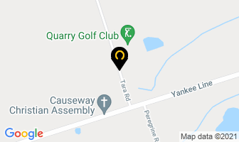 Quarry Golf Club in Ennismore map