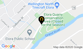 Quarry Optometry Centre in Elora map