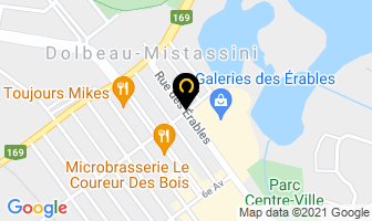 Quartier Des &eacute;rables in Dolbeau-Mistassini map