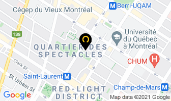 Quartier Des Spectacles in Brantford map