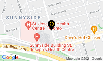 Queen Electronics Service in Toronto map