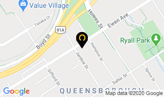 Queensborough Laundromat in New Westminster map