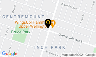 Queensdale Animal Hospital in Hamilton map