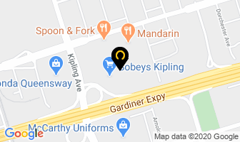 Queensway Health Services in Orillia map