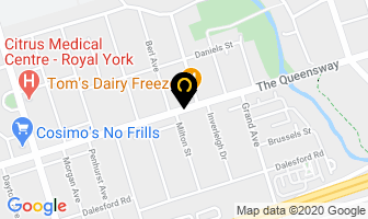 Queensway Motel in Orillia map