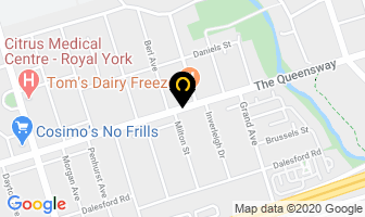 Queensway Motel in Orillia map