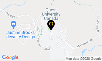 Quest University Canada in Squamish map