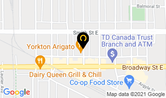 Quick Print Post Office in Yorkton map