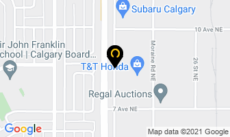 Quik X Transportation Inc in Calgary map