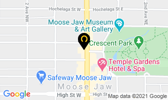 Quilters Haven in Moose Jaw map