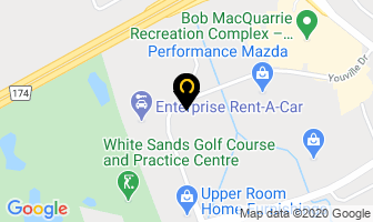 Quincy Damphousse Pianos in Guelph map