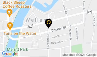 Quinn Custom Motorcycles in Welland map
