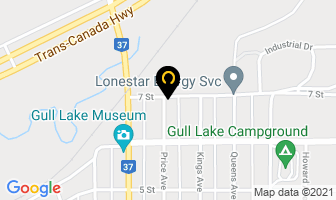 Quinn Pumps in Gull Lake map