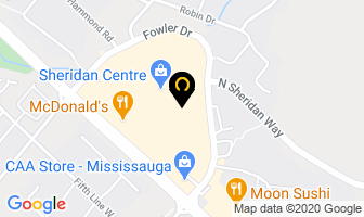 Quinn Stationery in Mississauga map