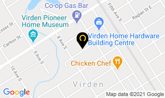 Quintaine P & Son Ltd in Virden map