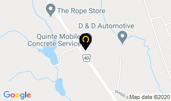 Quinte Mobile Concrete Service in Quinte West map