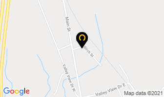 Quirt P R in Powassan map
