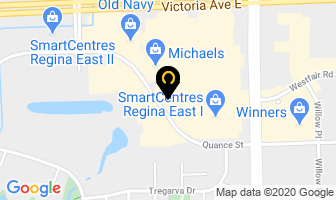 Quiznos Sub in Regina map