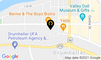 R A Hamilton And Associates Inc in Drumheller map