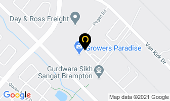 R & D Bandsaws in Brampton map