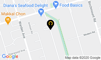 R C Landscaping in Scarborough map