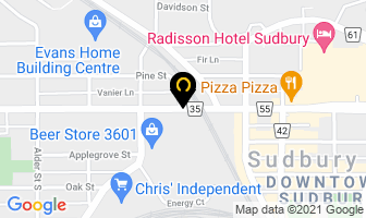 R G I S Inventory Specialists in Sudbury map