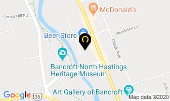 R J Brooks Living Centre in Bancroft map