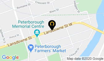 R J Brown Insurance in Peterborough map