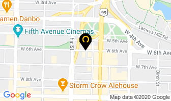 R Kim Perry & Associates Inc in Vancouver map