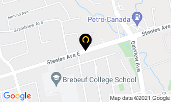 R N Croft Financial Group Inc in Thornhill map