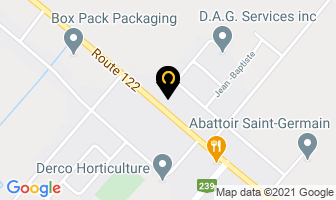 R P Auto Enr in Drummondville map