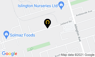 R R Matys Insurance in Etobicoke map