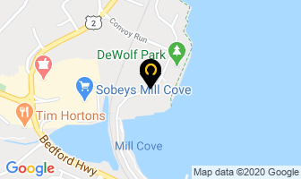 R W A M Insurance Administrators in Halifax map