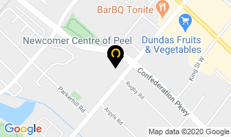 Rabab Driving School in Mississauga map