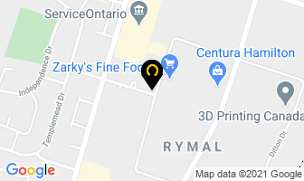 Radiant Beauty Supplies in Hamilton map