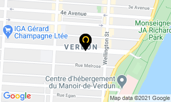 Radio T&eacute;l&eacute; Tex Inc in Verdun map
