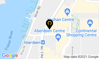 Radisson Hotel Vancouver Airport in Richmond map