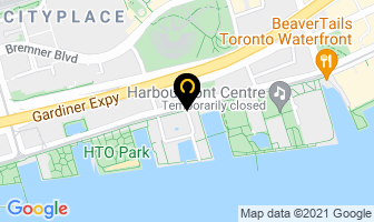 Radisson Plaza Admiral Harbourfront in Toronto map