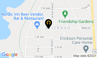 Rae's Funeral Service in Erickson map
