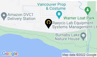 Raeyco Lab Equipment Systems Management Ltd. in Vancouver map