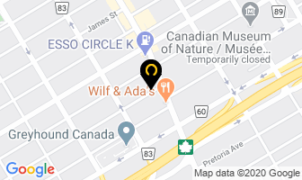 Ragtime Vintage Clothing in Guelph map