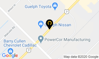 Ragtop Upholstery And Auto Glass in Guelph map