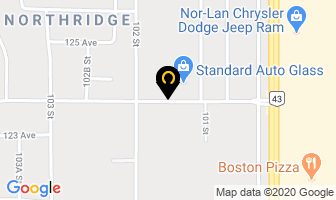 Rainbow Automotive in Grande Prairie map
