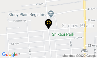 Rainbow Beauty Salon in Stony Plain map