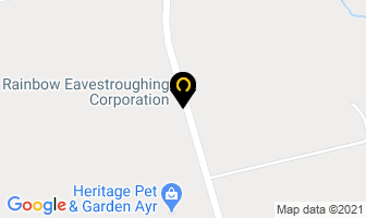 Rainbow Eavestroughing Corp in Ayr map