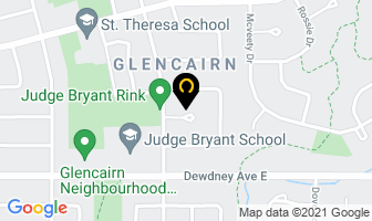 Rainbow Embroidery Works in Regina map