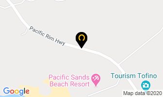 Raincoast Gutter Service in Tofino map