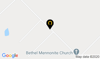 Rainham Mennonite Church in Elora map