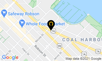 Raintree Hospitality Corp in Vancouver map
